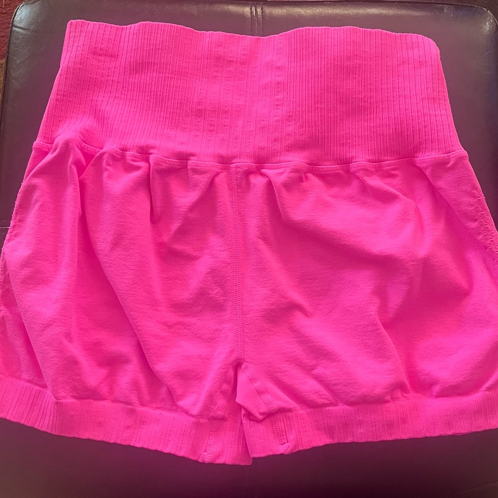 Free People/ FP Movement Good Karma 
Shorts in Hot Pink Size XL - Picture 7 of 7